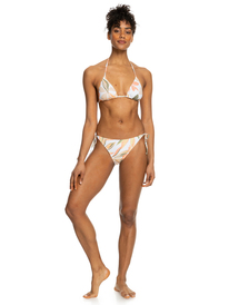 2 Printed Beach Classics - Parte de baixo de biquíni com atilhos para Mulher Branco ERJX404525 Roxy