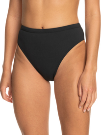 3 Roxy Pro The Backside - Bas de bikini couvrance légère pour Femme Noir ERJX404647 Roxy