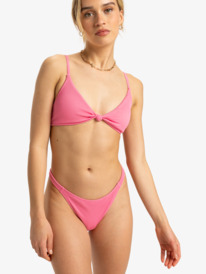 0 Rib ROXY Love The Goofy - Bragas de bikini cheeky para mujer Rosa ERJX404794 Roxy