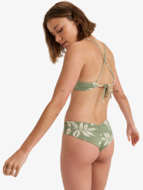 3 Beach Classics - Skimpy Coverage Bikini Bottoms for Women Green ERJX404885 Roxy