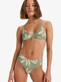 0 Beach Classics - Bas de maillot de bain à couvrance échancrée pour Femme Vert ERJX404885 Roxy