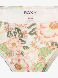 12 Canarias - Braguita de bikini de cobertura moderada para Mujer Verde ERJX404914 Roxy