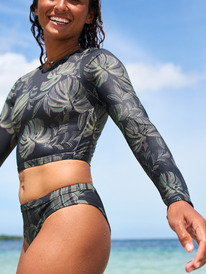 1 Roxy Pro The Snap Turn - Bikiniunterteil mit knapper Bedeckung für Frauen Schwarz ERJX404936 Roxy