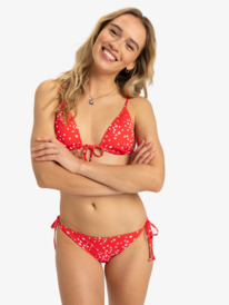 4 Pt Beach Classics  - Bas de maillot de bain Bikini Rouge ERJX404980 Roxy