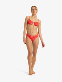 2 Pt Beach Classics - Cheeky Fit Bikinihosen für Damen Rot ERJX404984 Roxy