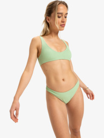 2 Aruba - Cheeky Fit Bikinihosen für Damen Grün ERJX404987 Roxy