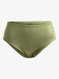 4 Brilho - Medium Coverage Bikini Bottoms for Women Green ERJX405001 Roxy