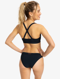 4 Roxy Active - Bikinihosen für Damen Schwarz ERJX405002 Roxy