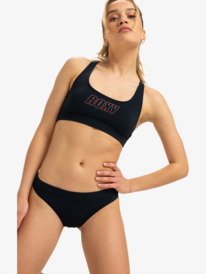 3 Roxy Active - Bikinihosen für Damen Schwarz ERJX405002 Roxy