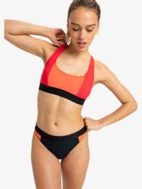 0 Roxy Active - Klassische Bikinihosen für Damen Schwarz ERJX405005 Roxy