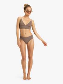 2 Lasca - Bikinihose mit mittlerer Bedeckung für Frauen Braun ERJX405009 Roxy