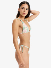 6 Hibiscus Daze - Bas de maillot de bain à couvrance échancrée pour Femme Vert ERJX405011 Roxy