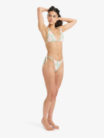 7 Hibiscus Daze - Klassische Bikinihosen für Damen Grün ERJX405011 Roxy