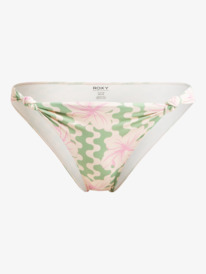 4 Hibiscus Daze - Full Coverage Bikini Bottoms for Women Green ERJX405013 Roxy