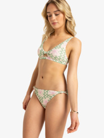 1 Hibiscus Daze  - Bas de maillot de bain emboîtant Femme Vert ERJX405013 Roxy