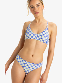 0 Artsy Tile - Mittleren Po-Abdeckung Bikinihosen für Damen Violett ERJX405038 Roxy