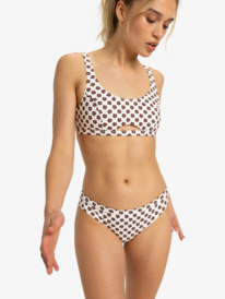 0 Roxy Pro - Mittleren Po-Abdeckung Bikinihosen für Damen Weiss ERJX405040 Roxy