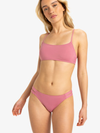 0 Beach Classics - Bikinihose mit mittlerer Bedeckung für Frauen Rosa ERJX405047 Roxy