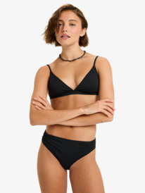 0 Beach Classics - Mittleren Po-Abdeckung Bikinihosen für Damen Schwarz ERJX405048 Roxy