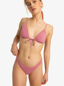 0 Beach Classics - Braguita de bikini tanga para mujer Rosa ERJX405050 Roxy