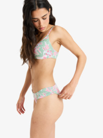 1 Hibiscus Island - Klassiek bikinibroekje voor Dames Green ERJX405060 Roxy