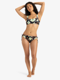 2 Pt Beach Classics - Medium Coverage Bikini Bottoms for Women Black ERJX405063 Roxy