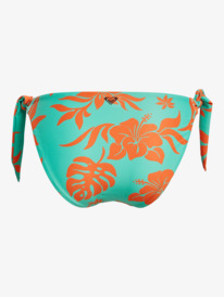 10 Hula Hibiscus - Bragas de bikini envolventes para mujer Blanco ERJX405069 Roxy