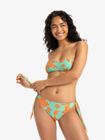 2 Hula Hibiscus - Mittleren Po-Abdeckung Bikinihosen für Damen Weiss ERJX405069 Roxy