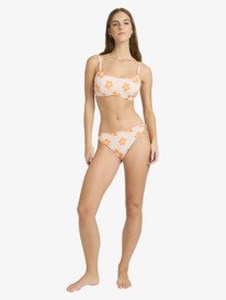 2 Mini Hula - Medium Coverage Bikini Bottoms for Women Brown ERJX405071 Roxy