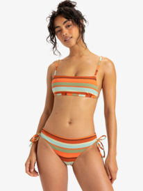 0 Sunset Stripe  - Bas de maillot de bain emboîtant Femme Orange ERJX405077 Roxy