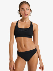 0 Roxy Active Bikini Sd - Parte de baixo de biquíni para mulher Preto ERJX405118 Roxy