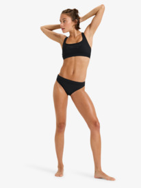 2 Roxy Active Bikini Sd - Parte de baixo de biquíni para mulher Preto ERJX405118 Roxy