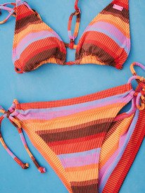 1 Sunset Stripe Ts Cheeky - Mutandina bikini da Donna Pink ERJX405121 Roxy