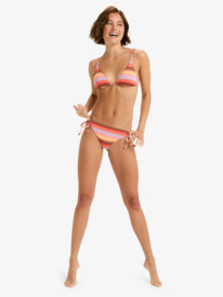 2 Sunset Stripe Ts Cheeky - Bikini Bottoms for Women Pink ERJX405121 Roxy