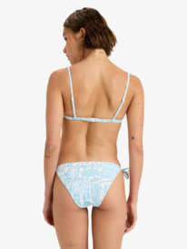 3 Flowers Wave Bikini Ts - Bas de bikini pour Femme Bleu ERJX405123 Roxy