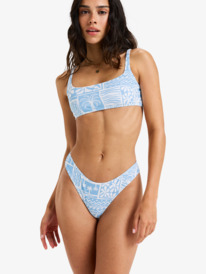 4 Flowers Wave Hl Cheeky - Bikinibroekje voor Dames Blue ERJX405124 Roxy