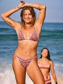 1 Kerlina Hl Cheeky - Mutandina bikini da Donna Brown ERJX405127 Roxy