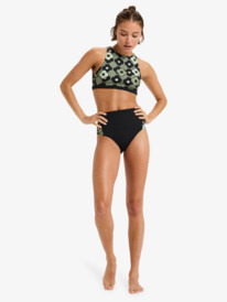 2 Roxy Pro Wave High Waist - Bikini Bottoms for Women Black ERJX405133 Roxy