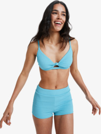 0 Lagos High Waist - Mutandina Bikini Shorty da Donna Green ERJX405147 Roxy