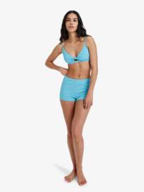 3 Lagos High Waist - Mutandina Bikini Shorty da Donna Green ERJX405147 Roxy