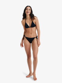 4 Kauai Moderate - Tie Side Bikini Bottoms for Women Black ERJX405148 Roxy