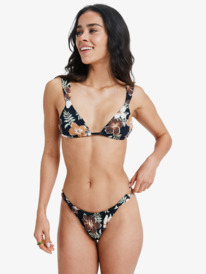1 Nostalgic Feels - Cheeky Bikini Bottoms for Women Brown ERJX405162 Roxy