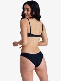 5 Roxy Island - Cheeky Coverage Bikini Bottoms for Women Black ERJX405197 Roxy