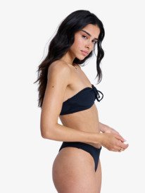 1 Solid Essentials - Thong Bikini Bottoms for Women Black ERJX405207 Roxy