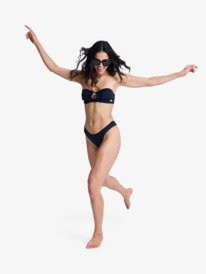 2 Solid Essentials - Bikinihose mit knapper Bedeckung f&uuml;r Frauen Schwarz ERJX405208 Roxy