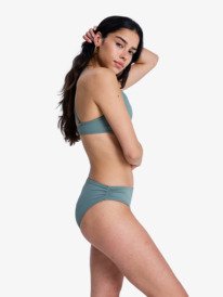 1 Solid Essentials - Hipster Bikini Bottoms for Women Green ERJX405211 Roxy