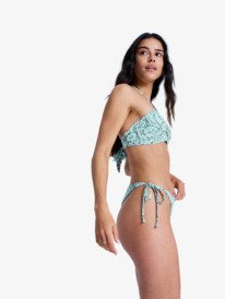 1 Wildside Paisley - Thong Bikini Bottoms for Women Green ERJX405218 Roxy