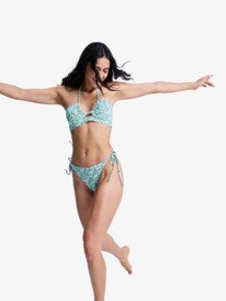 3 Wildside Paisley - Thong Bikini Bottoms for Women Green ERJX405218 Roxy