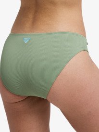 6 Roxy Love - Bikiniunterteil mit hohem Bund f&uuml;r Frauen Gr&uuml;n ERJX405224 Roxy