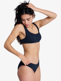 6 Roxy Love - High Rise Bikini Bottoms for Women Black ERJX405224 Roxy